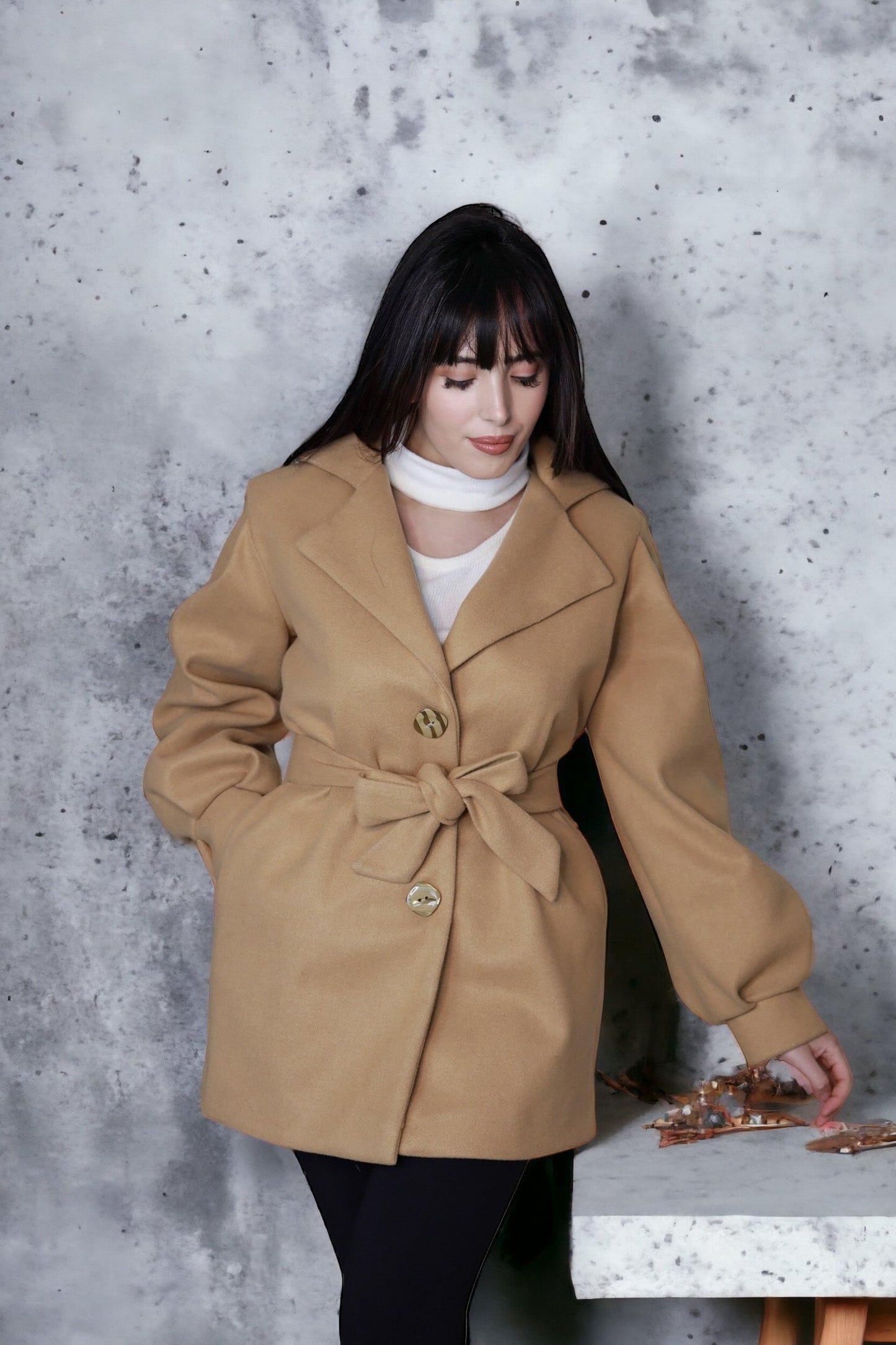 Nude Luna Coat