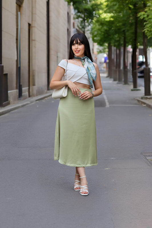 Green Anna Skirt