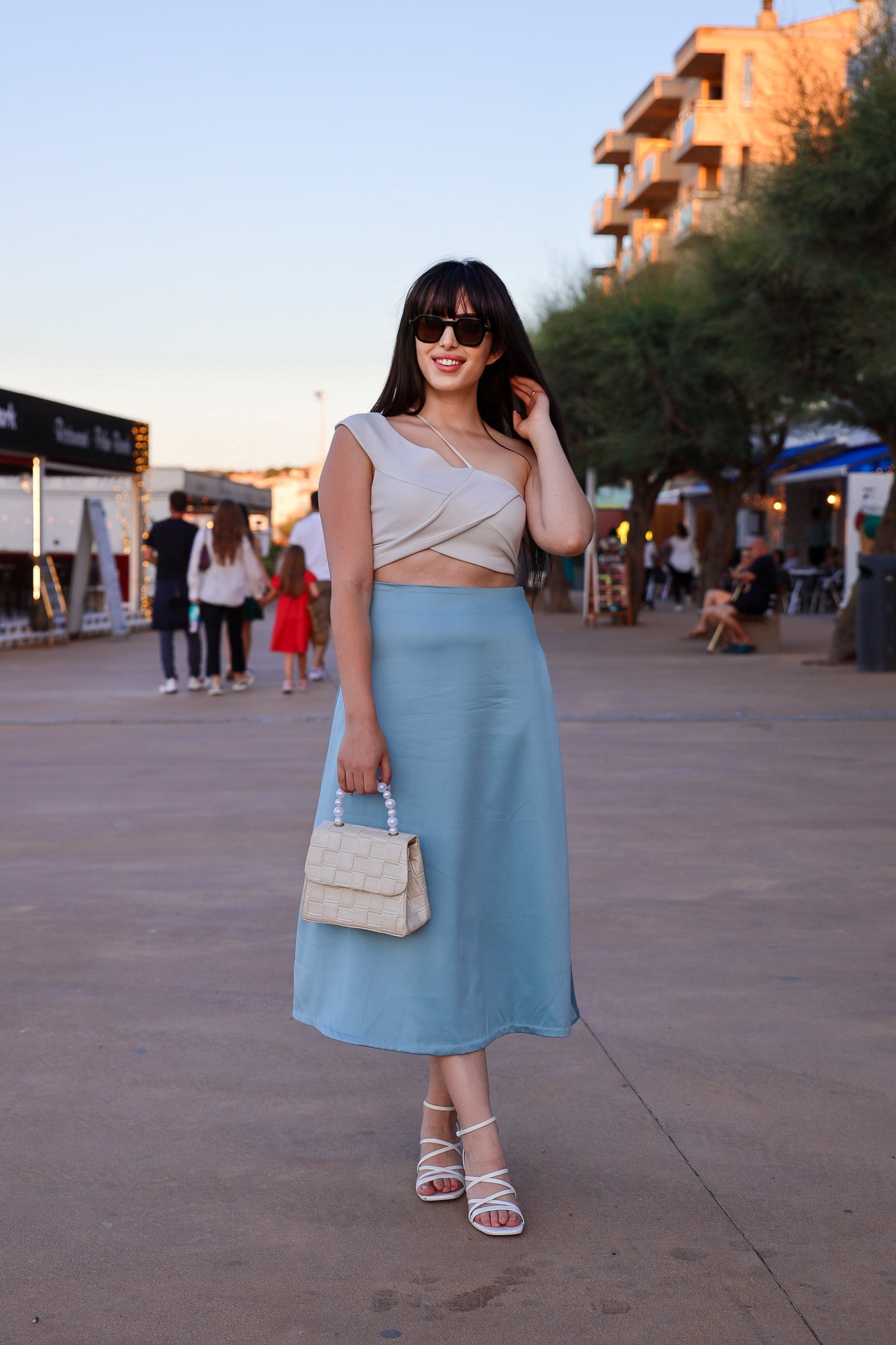 Blue Anna Skirt