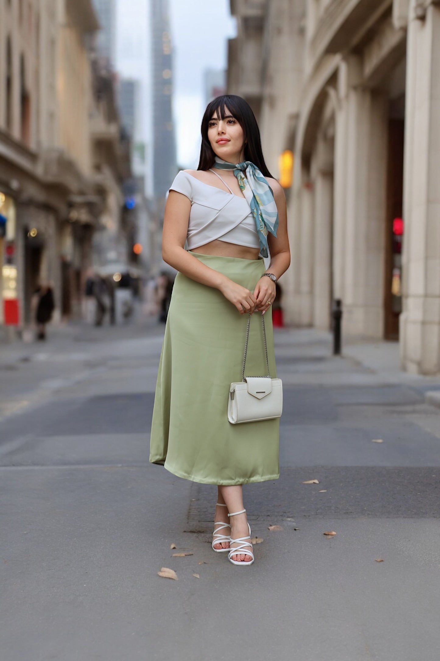 Green Anna Skirt