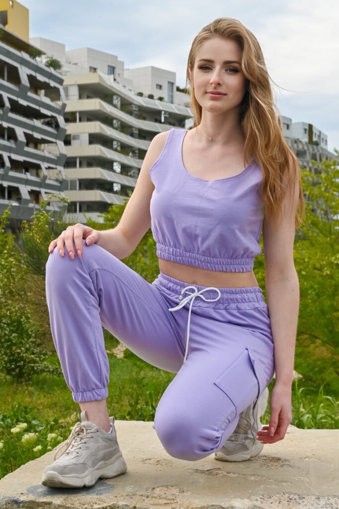 Jogging crop et pantalon cargo Lila - JANIRISJogging