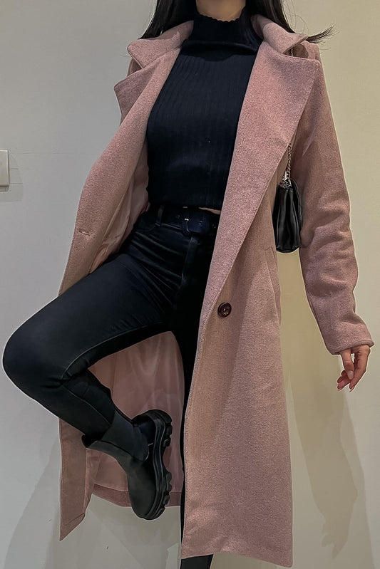 Pink Maria Coat - JANIRISManteau